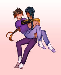 Zhongli and Kaeya (Genshin Impact), Adventure Time AU Zhongli and Kaeya (Genshin Impact), Adventure Time AU