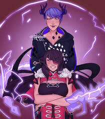 Beidou and Leviathan (Genshin Impact and Obey Me), Lords of the Ocean Beidou and Leviathan (Genshin Impact and Obey Me), Lords of the Ocean