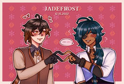 Zhongli + Kaeya, Jadefrost Day Zhongli + Kaeya, Jadefrost Day